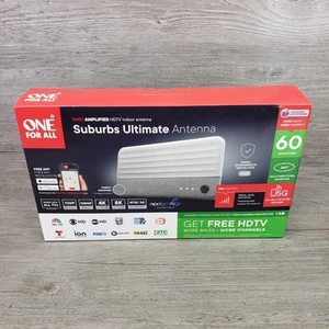 One For All 14450 Suburbs Ultimate Amplified HDTV Indoor ANTENNA 4K 1080P - Picture 1 of 6