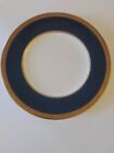 Royal Worcester Blue White Gold Dinner Plate 10.5"