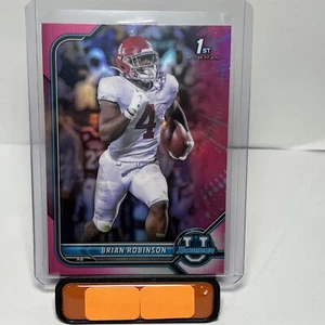 2022 Bowman U Brian Robinson Jr 1st Bowman Pink Refractor - Bild 1 von 2