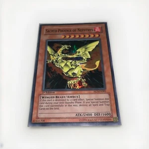 Yu-Gi-Oh! Yugioh Sacred Phoenix of Nephthys 1st Edition Ultimate Rare FET-EN005 - Picture 1 of 4