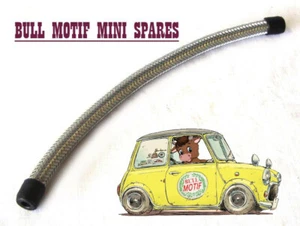 Classic Mini Braided Petrol Hose Kit - 12 inches GGT105 + 2 Hose Clips! - Picture 1 of 1