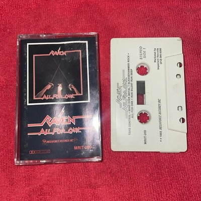 Cassette MRIT-269 Raven All For One 1983 Megaforce - Image 1 of 3