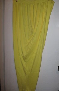 New Women's KNIT PANTS 6XP Lane Bryant Yellow pull-up 6XPetite plus - Picture 1 of 4