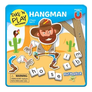 Playmonster Take N Play Anywhere - Juego de viaje ahorcado magnético - Imagen 1 de 1