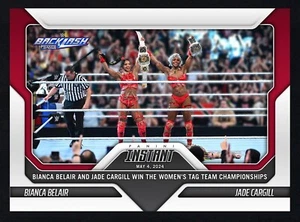 2024 PANINI INSTANT WWE ⭐ BACKLASH FRANCE ⭐ BELAIR - CARGILL ☄️ N. 24 - Imagen 1 de 2