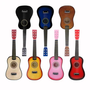 Wooden 23in Guitar Musical Educational Instrument Toy For Children Kid Stude REL - Picture 1 of 24