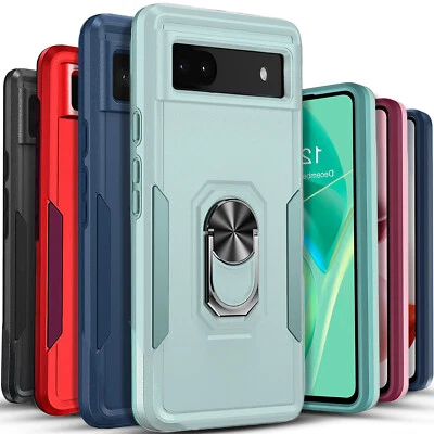 For Google Pixel 7A 7 Pro 6A Case Phone Cover Shockproof + Tempered Glass - Image 1 of 4