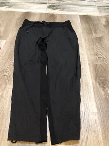Lululemon Scrubs Pants Bottoms Gray Size 8 Black (M34) - Picture 1 of 7