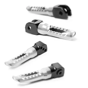 Titanium CNC Front Rear Foot Pegs Kit BOB For Bonneville EFI 15-18 19 20 21 22 - Foto 1 di 5