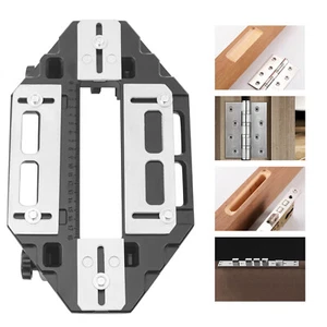 Bisagra de puerta de madera posicionador de ranura abridor de orificios localizador de ranura 18 cm máximo - Imagen 1 de 15