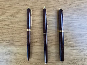 Parker 75 - Roller Ball, Ball Point, Fountain Pen 18K NIB - Thuya Brown Laque - Picture 1 of 4