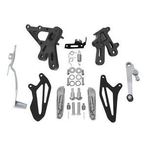 Front Foot Pegs Footrest Pedals Bracket Set Fit For YAMAHA YZF-R7 YZFR7 22-24 US - Picture 1 of 4