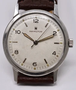 Vintage 1960s Mens Stainless Steel Hamilton Sea Rover Wristwatch 17j 33mm - Picture 1 of 16
