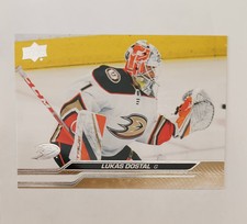 2023-24 Upper Deck Series 1 Base #5 Lukas Dostal Anaheim Ducks