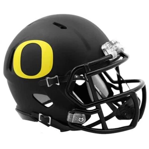 Oregon Ducks Black Riddell Speed Mini Football Helmet - Picture 1 of 1