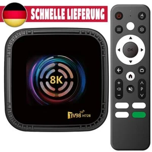 Android 14 Smart TV Box 4G 32G Media Player 8K HD Android Box mit Remote (EU) - Bild 1 von 12