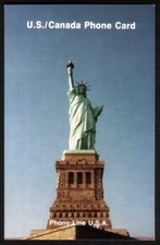 $5. Statue of Liberty (800 Access - USA & Canada) Paper Phone Card