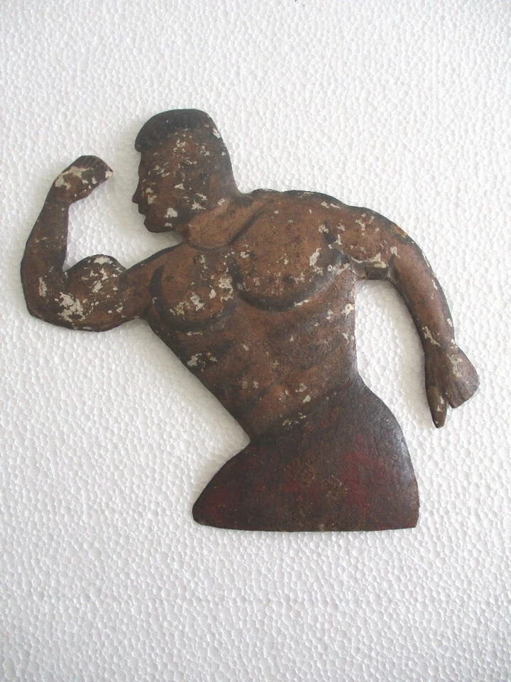 BODY BUILDER ADVERTISEMENT TRADE SIGNS WALL HANGING - Image 1 of 4