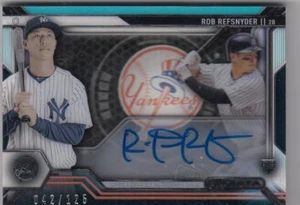 2016 Topps Strata Signatures #SS-RR Rob Refsnyder Yankees NM-MT+ Auto 42/125 - Picture 1 of 2