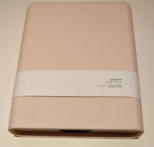 Botella Memo A5 Funda Silicona Reutilizable Coral Pálido TOTALMENTE NUEVA Estuche de Protección - Imagen 1 de 7