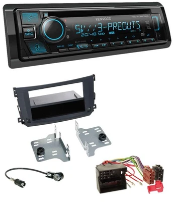 Kenwood Bluetooth USB CD MP3 DAB Autoradio für Smart ForTwo (451, 2010-2015) - Bild 1 von 4