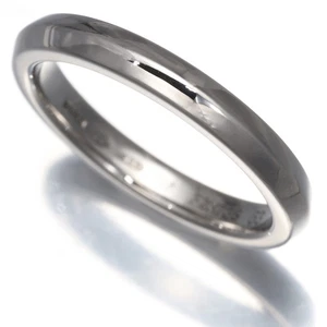 Auth BVLGARI Ring Fedi Wedding Band EU53 950 Platinum - Picture 1 of 4