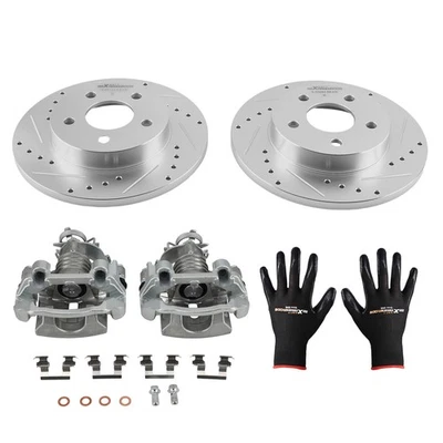 Rear Drilled Brake Rotors For Pontiac G5 2007-2009/G6 2005-2010/Pursuit 2006 - Image 1 of 4
