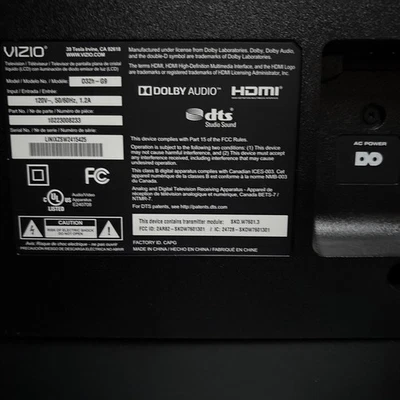 VIZIO D32H-G9 32 inch 720p HD LED TV - Image 1 of 4