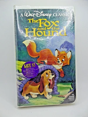 New Vintage Sealed Disney The Fox And The Hound VHS Tape BLACK DIAMOND CLASSICS - Image 1 of 4