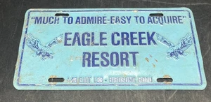 Vintage Eagle Creek Resort License Plate I-40 Exit 133 Birdsong Road @55 - Picture 1 of 7