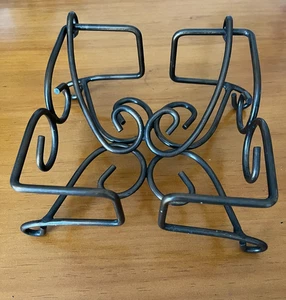 VNTG PRINCESS HOUSE FANTASIA PATTERN HINGED FLAT NAPKIN HOLDER BRONZE #328 - Picture 1 of 10