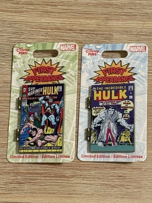 Prendedor Parques Disney PRIMERA APARICIÓN DE MARVEL / INCREÍBLE HULK Y ABOMINACIÓN Foto 1 de 2