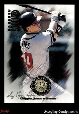 Studio Master Strokes #17 1997 Chipper Jones 1875/2000 Braves Foto 1 de 2