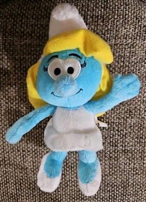 Smurfette The Smurfs Classic 80s Cartoon Saturday Morning Stuffed Animal 9"Nanco - Image 1 of 4