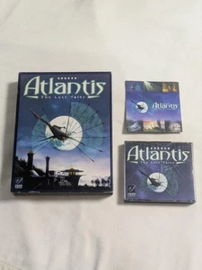 Atlantis The Lost Tales PC Game Windows 95 Super Rare Case Disc & Postcards SSA - Picture 1 of 5