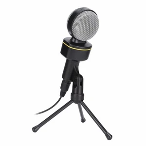 Gaming Mic Omnidirectional Low Noise Compact ABS Online Recording Supplies Fo FY - Afbeelding 1 van 23