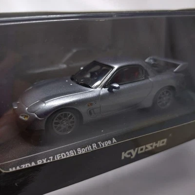 Modellino auto KYOSHO 1/43 Mazda RX-7 FD3S Spirit R Type A grigio metallizzato - Immagine 1 di 4