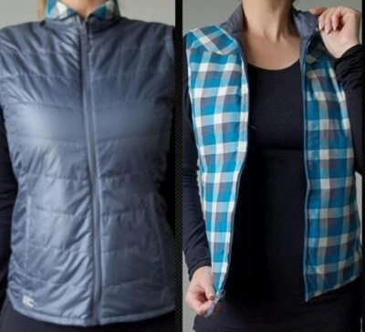 Helly Hansen Primaloft Reversible Quilted Full Zip Travel Outdoor Vest! Size S/P - Image 1 of 4