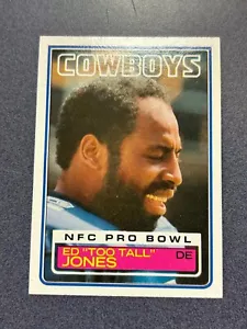 1983 Topps Ed "Too Tall" Jones #49 NRMT @QJ18 - Bild 1 von 2