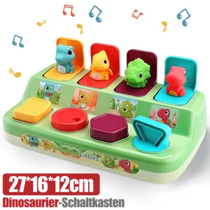 Pop up Baby Spielzeug ab 6 Monate mit Musik, Baby Spielzeug 1 Jahr Montessori - Bild 1 von 19