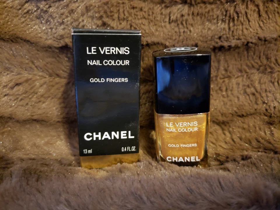 Chanel Le Vernis Esmalte de Uñas Color Dedos Dorados 148.457 Raro Foto 1 de 1