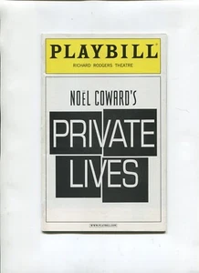 Vintage Broadway PLAYBILL 2002 PRIVATLEBEN Alan Rickman Emma Fielding - Bild 1 von 1