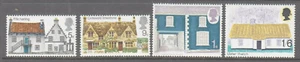 UK 1970 British Rural Architecture mint unhinged set 4 stamps - Bild 1 von 1