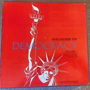 DIALOGUE ON DEMOCRACY 9 DISC LP BOXED SET WESTERN ELECTRIC AMERICAN GOVERNMENT++ - Foto 1 di 5