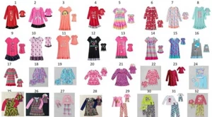 Girl 4-8 and 18" doll matching nightgown pajamas dollie me christmas American - Picture 1 of 28