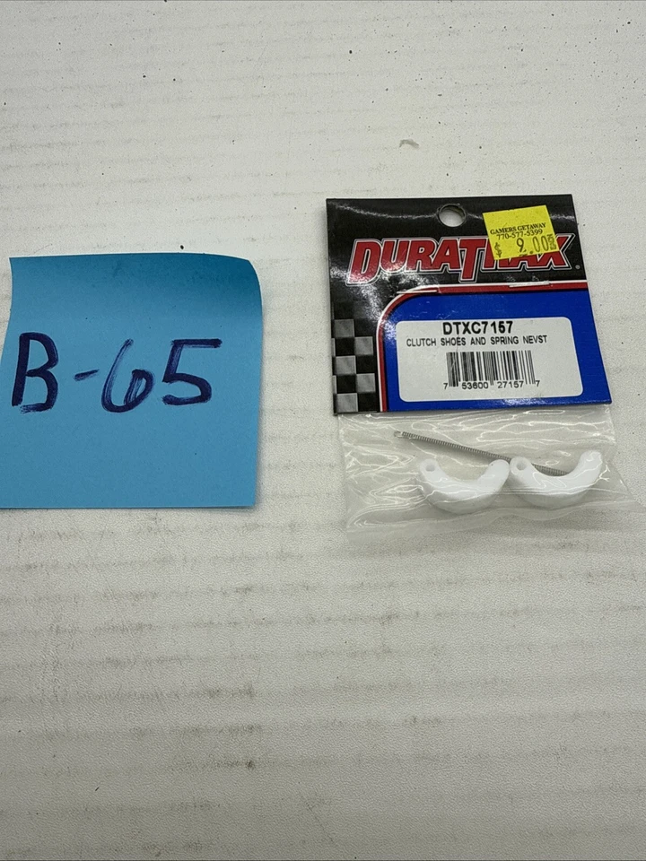 Vintage Duratrax DTXC7157 Clutch Shoes/Spring Set Nitro Evader ST NEVST NIB - Image 1 of 1