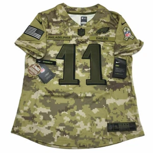 Carson Wentz Philadelphia Eagles Jersey M Salute to Service Camo NFL Women $170 - Picture 1 of 12