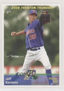 2006 MultiAd Sports Trenton Thunder Jeff Karstens #12 Rookie RC