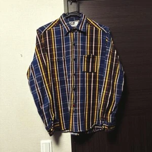 Engineered Garments Check Work Shirt Cotton Size M Used From Japan - Picture 1 of 6