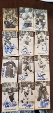 1981-82 HARTFORD WHALERS MINI PICS TEAM ISSUE CARD SET WITH ALL 12 SIGNED HOWE 